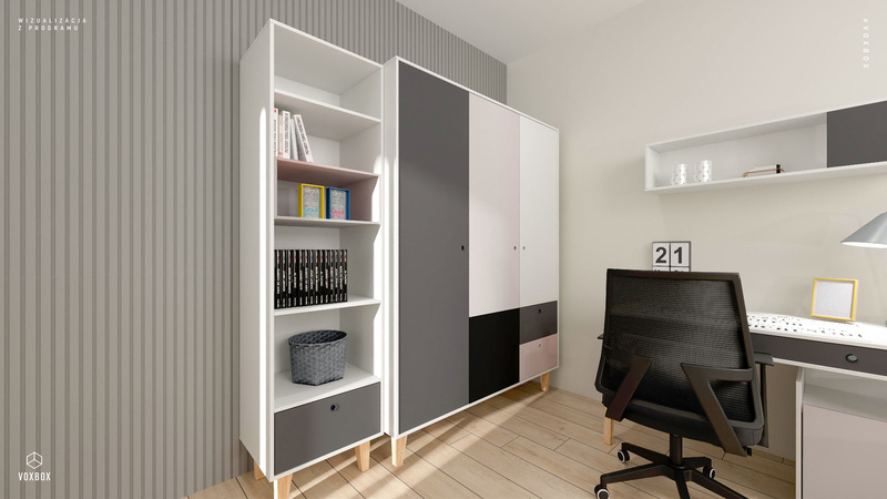 Bibliothèque étroite Concept