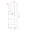 Bibliothèque étroite Concept