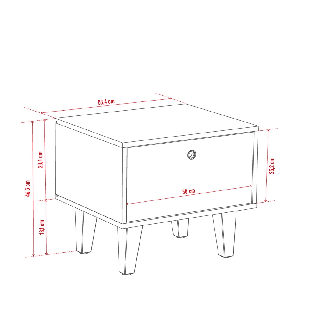 Table de chevet Concept