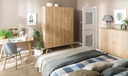 Armoire 3-p Nature by VOX chêne/blanc/ chêne