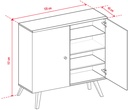 Armoire Nature by VOX chêne/blanc/ chêne