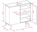 Armoire Nature by VOX chêne/blanc/ chêne