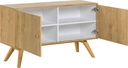 Commode 2-d Nature by VOX chêne/blanc/ chêne