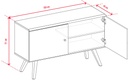 Commode 2-d Nature by VOX chêne/blanc/ chêne