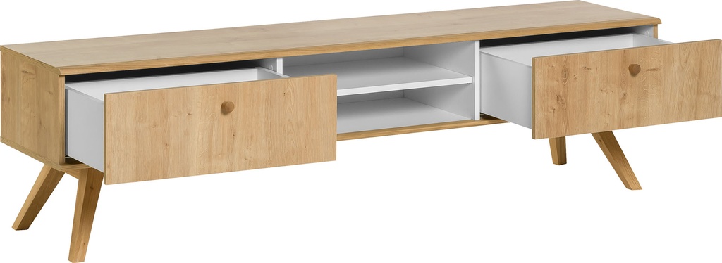 Cabinet RTV Nature by VOX chêne/blanc/ chêne