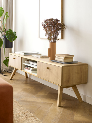 Cabinet RTV Nature by VOX chêne/blanc/ chêne