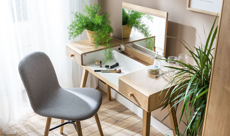 coiffeuse Nature by VOX chêne/blanc/ chêne