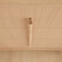 Commode avec tiroirs avec les glisseurs OMM chêne clair
