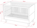 Lit Bébé 70x140 cm Concept