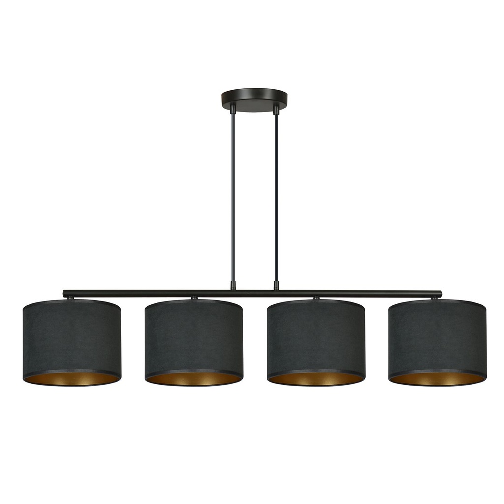 Lampe suspendue HILDE 4 BL