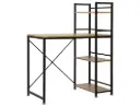 Bureau à étagères de style industriel B-036