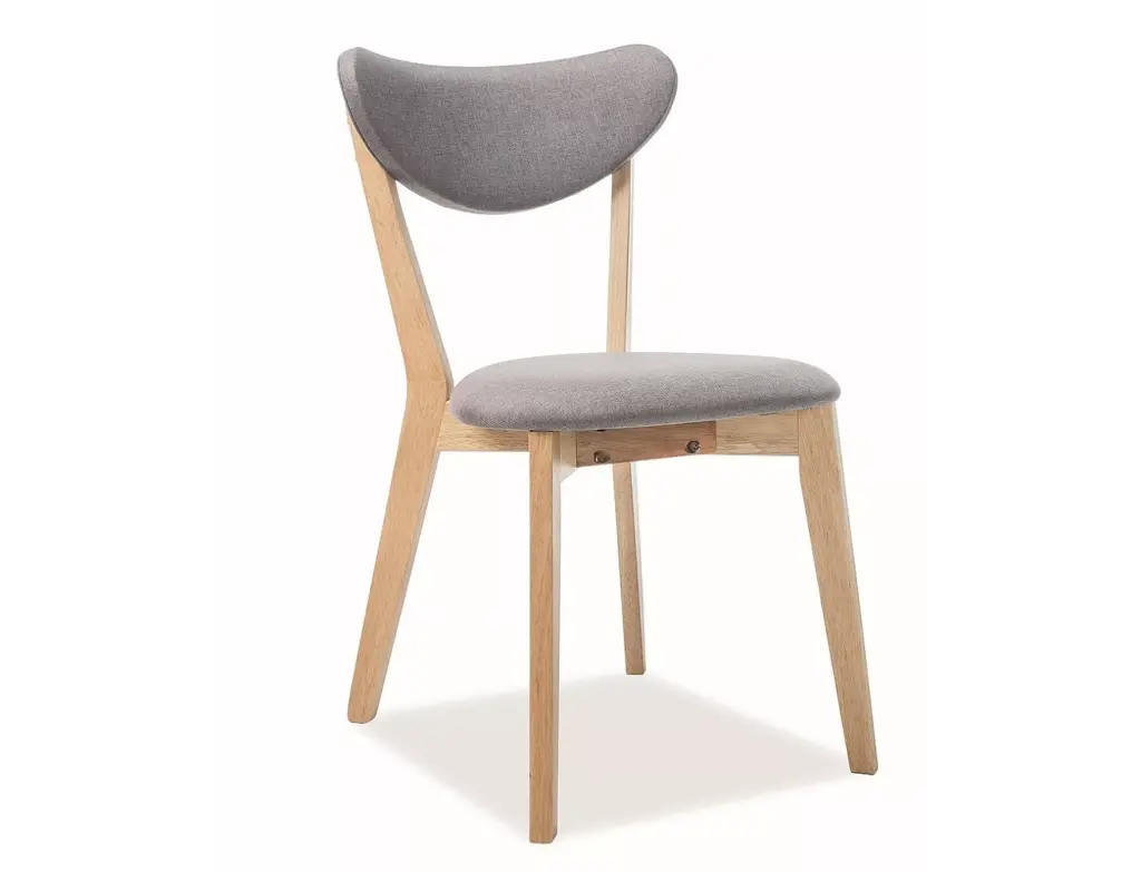 Chaise Brando à piètement en bois