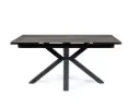 Table extensible 12 personnes Columbus avec plateau en céramique et piètement en métal
