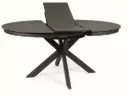 Table à manger extensible ronde Porto en céramique