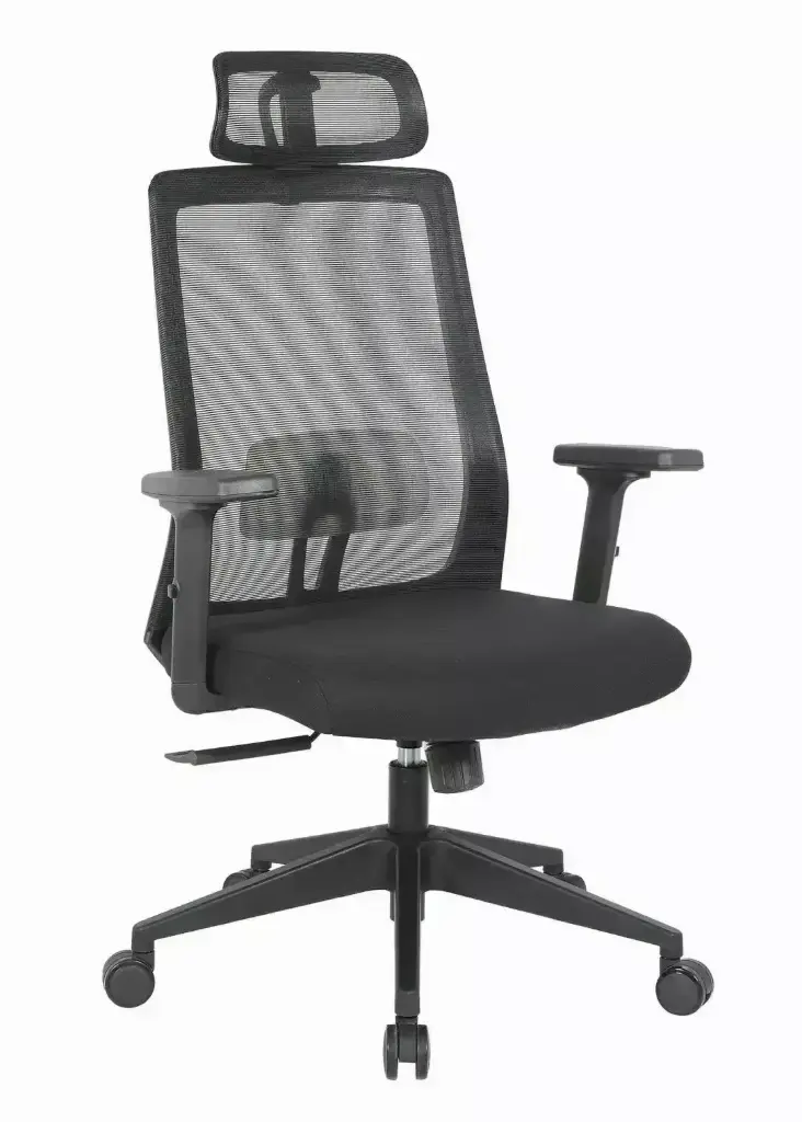 Fauteuil de bureau ergonomique pivotant avec soutien lombaire réglable Q-058