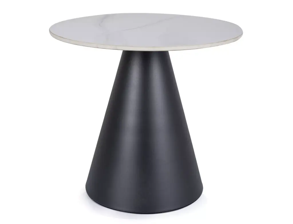 Table basse Hill en céramique marbrée et métal