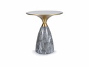 Table basse design Leo en céramique et métal