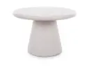 Table basse ronde Aurora gris clair en microciment