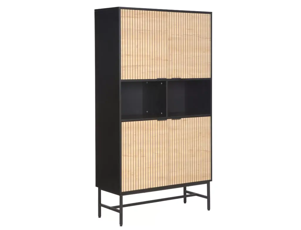 Armoire de style industriel à 10 étagères Mago R1