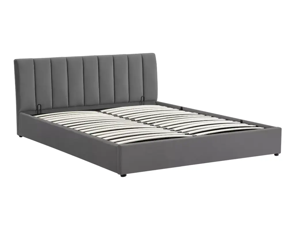 Lit coffre Montreal 160x200 en velours