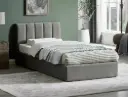 Lit coffre 90x200 contemporain Montreal en velours