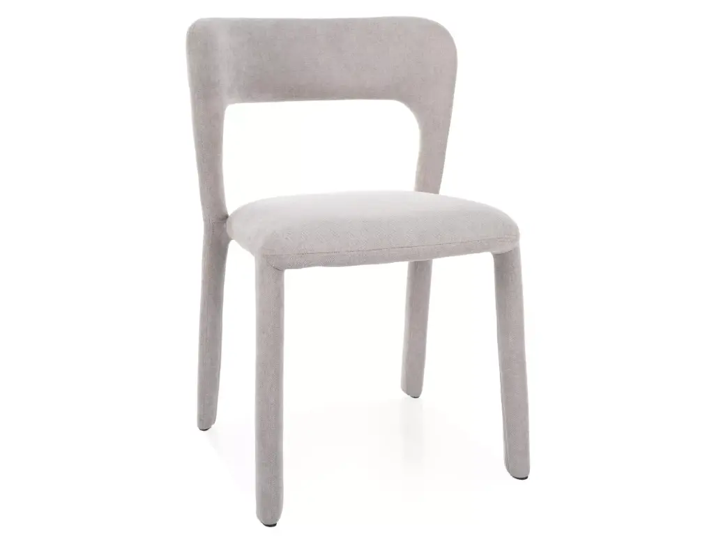 Chaise design Vico en tissu rembourré Wind