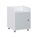 Caisson de bureau Concept à deux étagères et roulettes