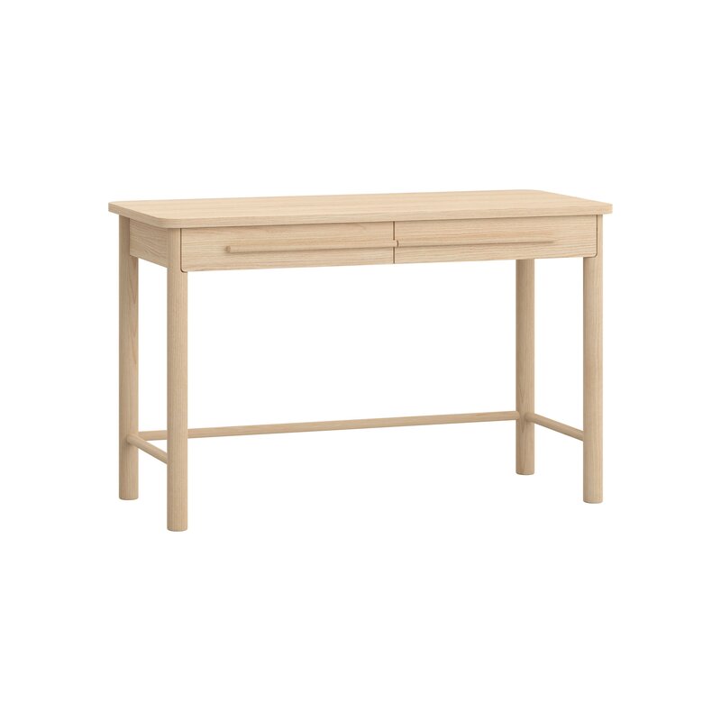 Coiffeuse/bureau OMM - design Japandi à deux tiroirs