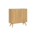 Buffet haut Nature haut style scandinave deux portes