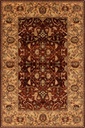 Tapis en laine AGNUS HETMAN rouge rubis