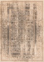 Tapis en laine AGNUS-B BERAT crème à motifs floraux d'inspiration persane