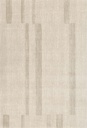 Tapis en laine AGNUS-B BRUSH LINES beige, style contemporain avec lignes cassées et effet texturé