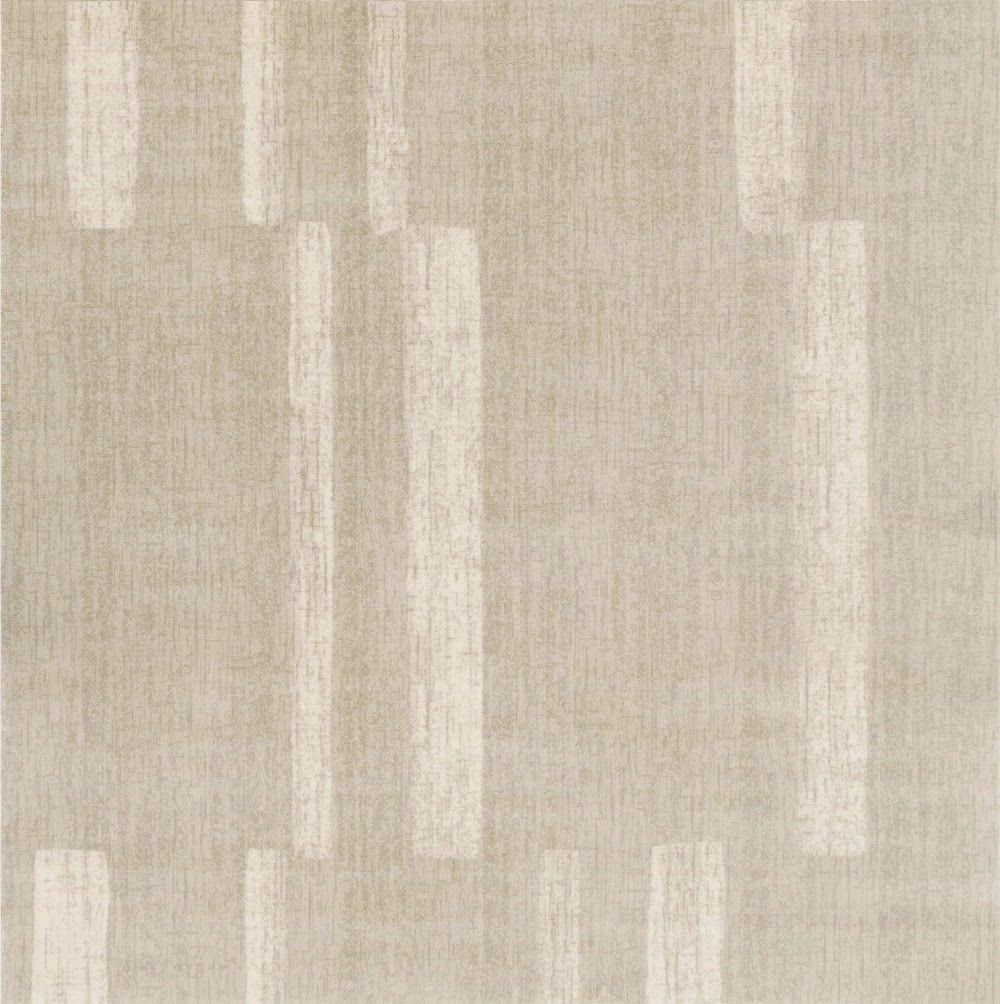 Tapis carré en laine AGNUS-B BRUSH LINES gris, style contemporain avec lignes cassées et effet texturé