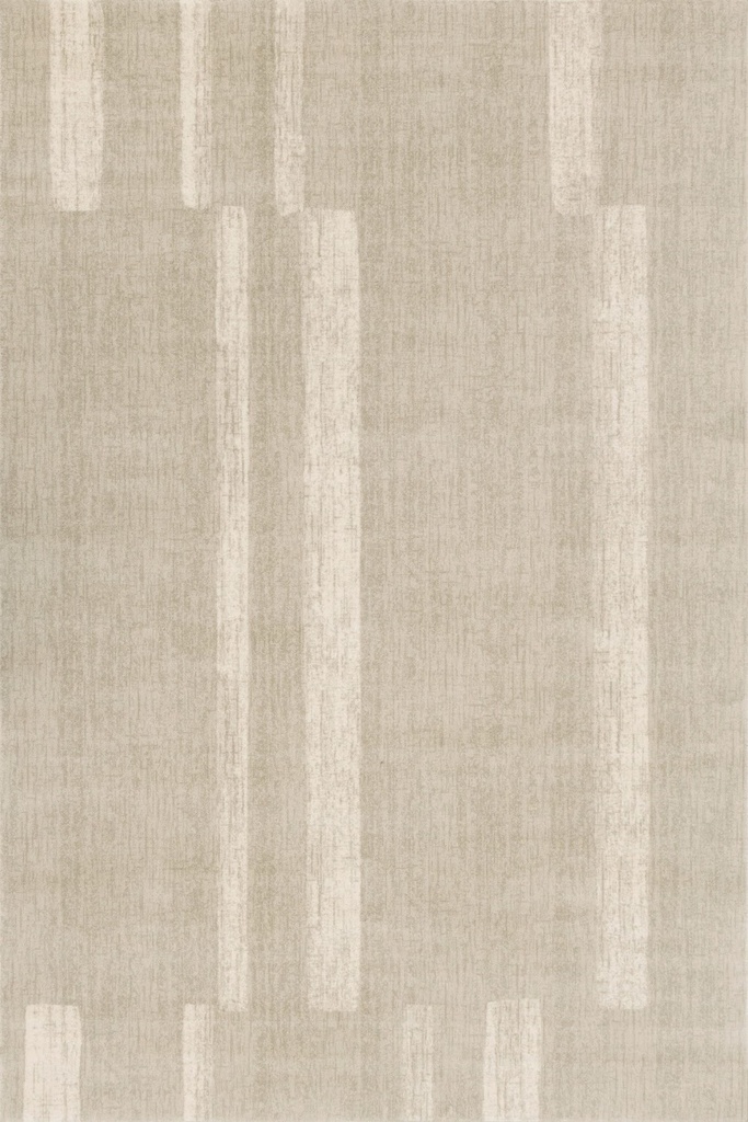 Tapis en laine AGNUS-B BRUSH LINES gris, style contemporain avec lignes cassées et effet texturé
