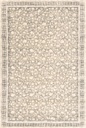 Tapis en laine AGNUS-B CLASSIC beige, motif floral