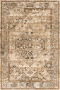 Tapis en laine AGNUS-B GRANNY beige d'inspiration orientale, effet vieilli vintage