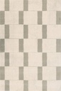 Tapis en laine AGNUS-B Pavement blanc - motif géométrique moderne