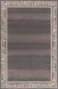 Tapis en laine AGNUS-B PEONY bruyère à bordure florale d'inspiration romantique