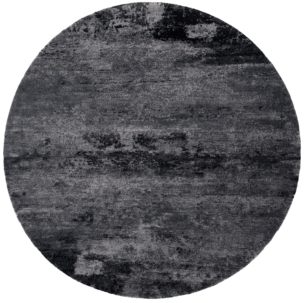 Tapis rond en laine CALISIA-B BRAN gris