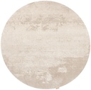 Tapis rond en laine CALISIA-B BRAN blanc