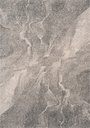 Tapis en laine CALISIA-B RIVO graphite - tapis contemporain effet marbré piqué