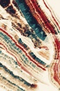 Tapis CALISIA-B SHELL crème aux tons crème, bleus et rouges