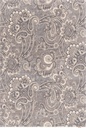 Tapis en laine CALISIA-B VICTORIANA bruyère - motif cachemire floral vintage chic