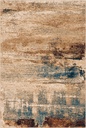 Tapis en laine ISFAHAN ABRIO beige foncé, motif abstrait, style contemporain chic