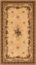 Tapis en laine ISFAHAN DAFNE Sahara RS06, style classique à rinceaux de fleurs