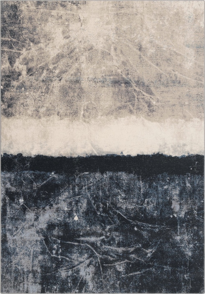 Tapis abstrait en laine ISFAHAN FEDE graphite