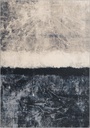 Tapis abstrait en laine ISFAHAN FEDE graphite