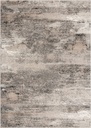 Tapis en fibre synthétique LIDA SHRINK SUND P gris à motif abstrait
