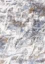 Tapis synthétique LUSH-B Konko gris - motif abstrait texturé
