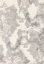 Tapis synthétique LUSH-B Webble perle - motif abstrait minéral